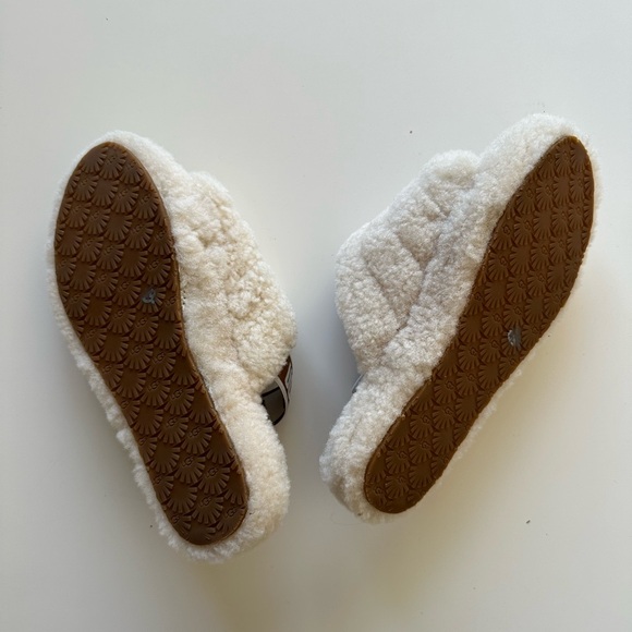 UGG Shearling Slingback Sandals KIDS GIRL SIZE 3 US - Picture 3 of 7